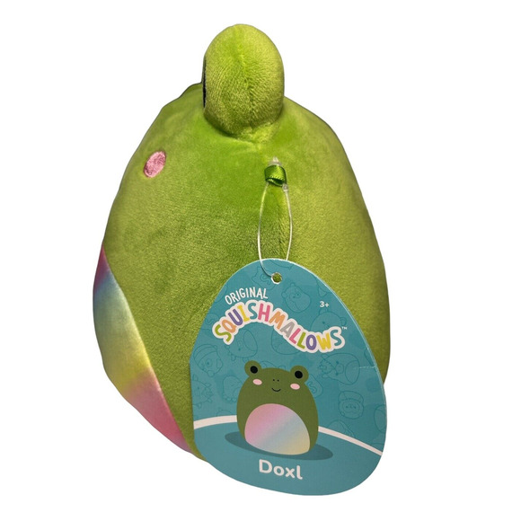 Rare Squishmallows Doxl The Frog Stuffed Toy Plush 7" Green New With Tags! - Picture 8 of 9